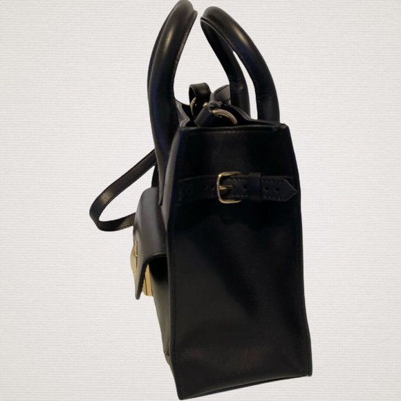 Authentic Balenciaga Mini Padlock Black Leather Cross Body Bag Please read: - Picture 2 of 14